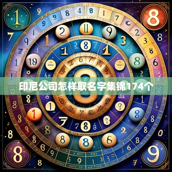 印尼公司怎样取名字集锦174个