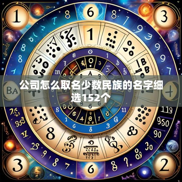 公司怎么取名少数民族的名字细选152个