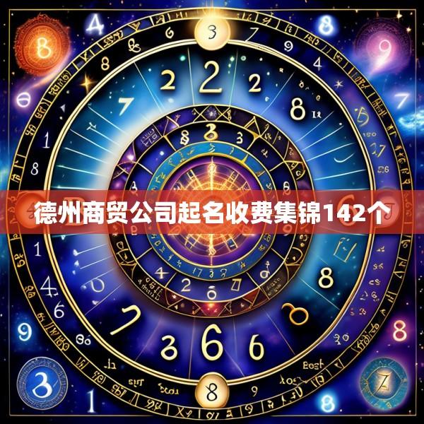 德州商贸公司起名收费集锦142个