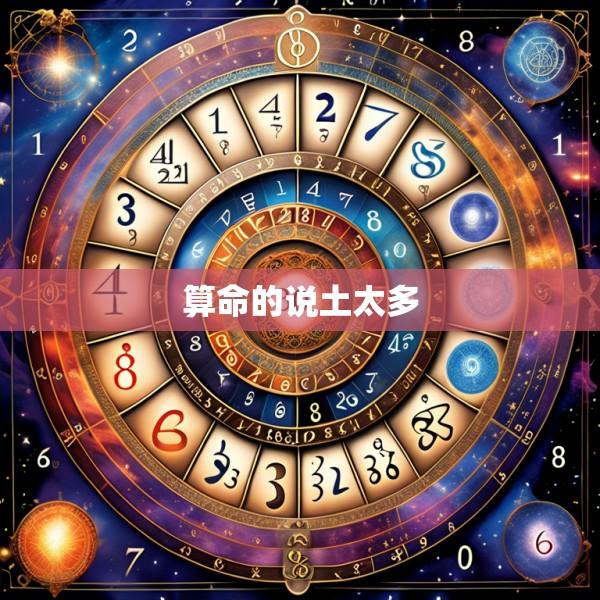 算命的说土太多
