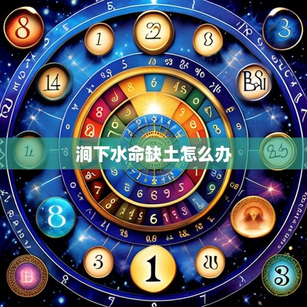 涧下水命缺土怎么办