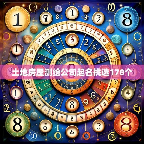 土地房屋测绘公司起名挑选178个