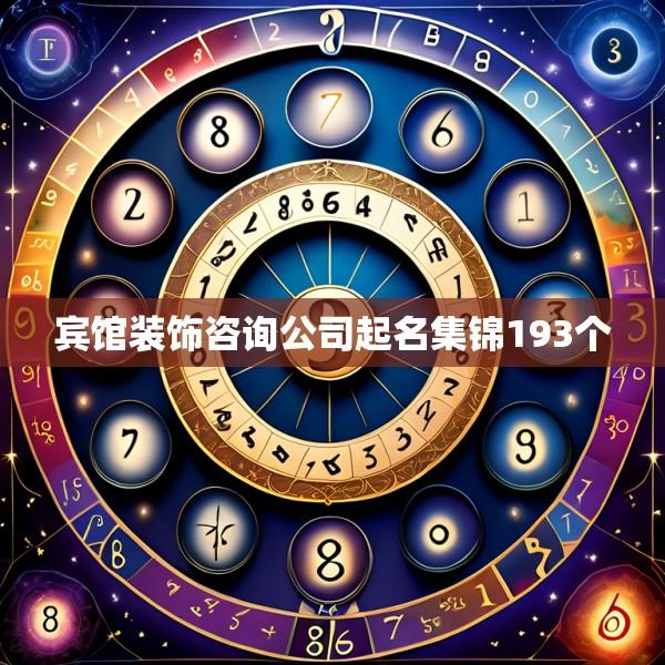 宾馆装饰咨询公司起名集锦193个