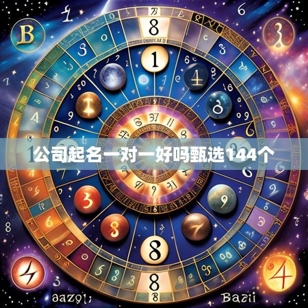 公司起名一对一好吗甄选144个