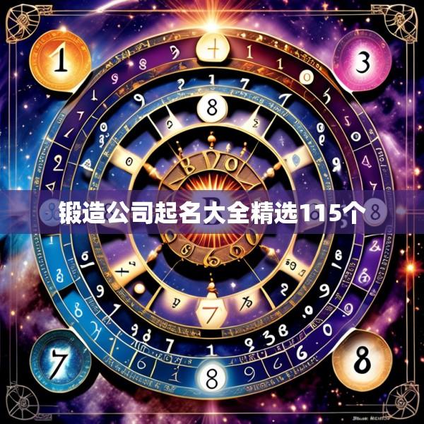 锻造公司起名大全精选115个