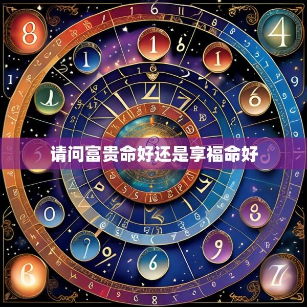 请问富贵命好还是享福命好