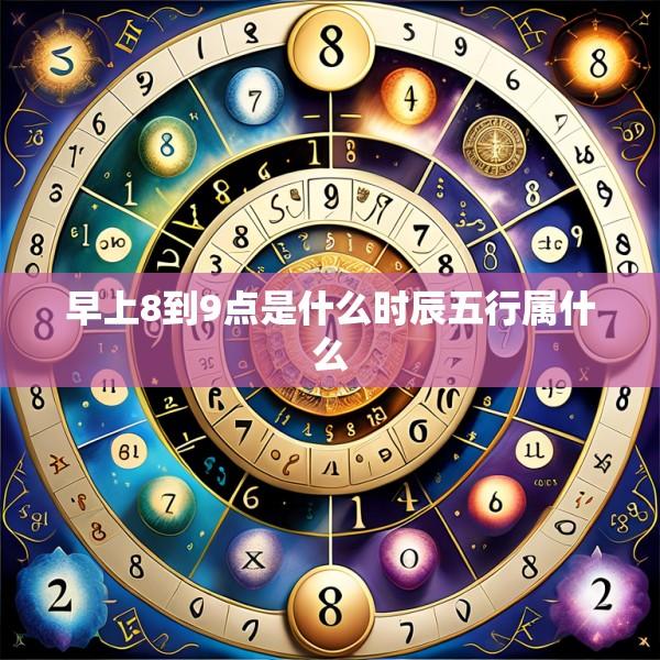 早上8到9点是什么时辰五行属什么
