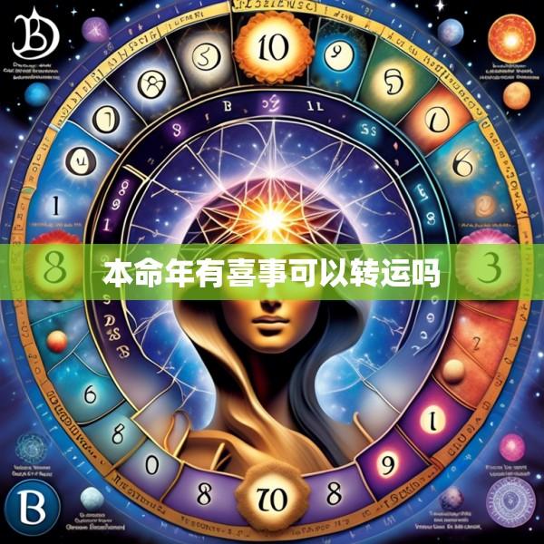 本命年有喜事可以转运吗